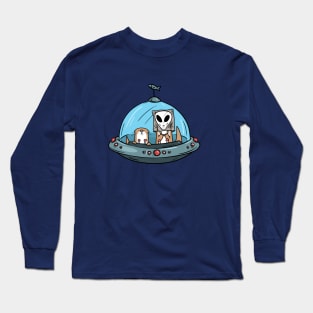 UFO (Unauthorized Flying Otters) Long Sleeve T-Shirt